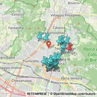 Mappa Via Colonnello Alessandro Bettoni, 25128 Brescia BS, Italia (1.512)