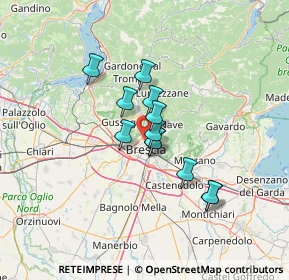 Mappa Via Colonnello Alessandro Bettoni, 25128 Brescia BS, Italia (9.25333)