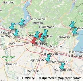 Mappa Via Colonnello Alessandro Bettoni, 25128 Brescia BS, Italia (16.87333)