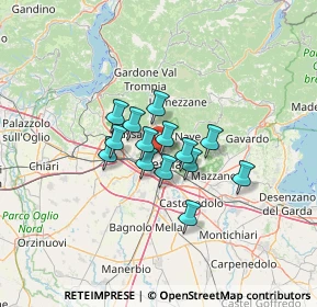 Mappa Via Colonnello Alessandro Bettoni, 25128 Brescia BS, Italia (8.32286)