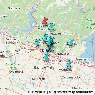 Mappa Via Colonnello Alessandro Bettoni, 25128 Brescia BS, Italia (6.77933)