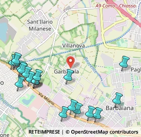 Mappa Via Gorizia, 20014 Nerviano MI, Italia (1.3545)