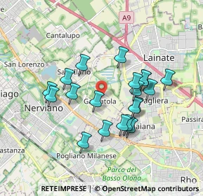 Mappa Via Gorizia, 20014 Nerviano MI, Italia (1.578)
