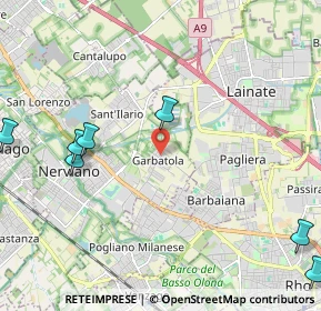 Mappa Via Gorizia, 20014 Nerviano MI, Italia (3.33)