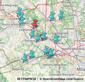 Mappa Via Gorizia, 20014 Nerviano MI, Italia (6.94938)