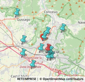 Mappa Via degli Armaiuoli, 25127 Brescia BS, Italia (3.385)