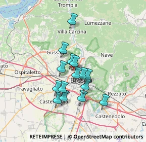 Mappa Via degli Armaiuoli, 25127 Brescia BS, Italia (5.24867)