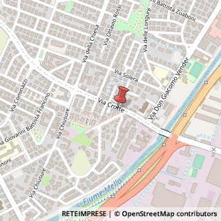 Mappa Via Crotte,  12, 25127 Brescia, Brescia (Lombardia)
