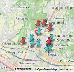 Mappa Via degli Armaiuoli, 25127 Brescia BS, Italia (1.35632)