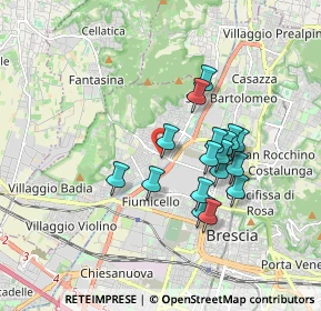 Mappa Via degli Armaiuoli, 25127 Brescia BS, Italia (1.49706)