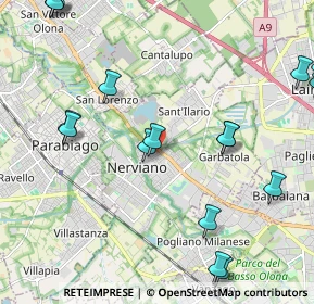 Mappa Via Alberto da Giussano, 20014 Nerviano MI, Italia (2.88556)