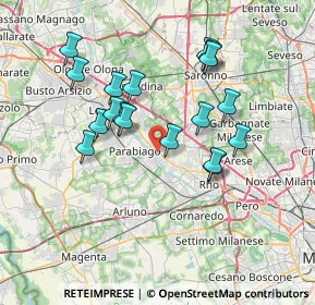 Mappa Via Alberto da Giussano, 20014 Nerviano MI, Italia (6.65944)