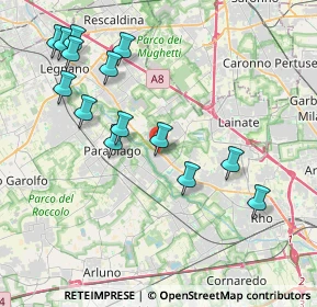 Mappa Via Alberto da Giussano, 20014 Nerviano MI, Italia (4.33143)