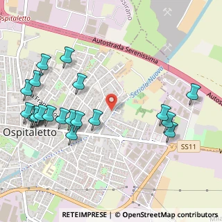 Mappa Via Martiri delle Foibe, 25035 Ospitaletto BS, Italia (0.6285)