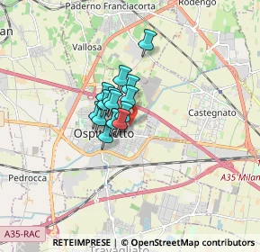 Mappa Via Martiri delle Foibe, 25035 Ospitaletto BS, Italia (0.86333)