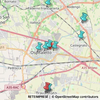 Mappa Via Martiri delle Foibe, 25035 Ospitaletto BS, Italia (2.42182)