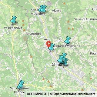 Mappa Via Baeti, 36072 Chiampo VI, Italia (2.61846)