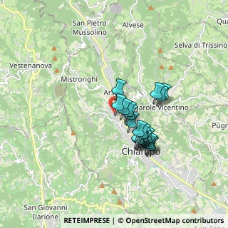 Mappa Via Baeti, 36072 Chiampo VI, Italia (1.329)
