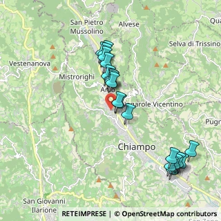 Mappa Via Baeti, 36072 Chiampo VI, Italia (1.91)