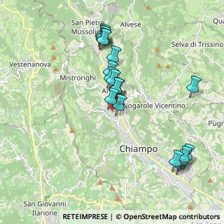 Mappa Via Baeti, 36072 Chiampo VI, Italia (1.935)