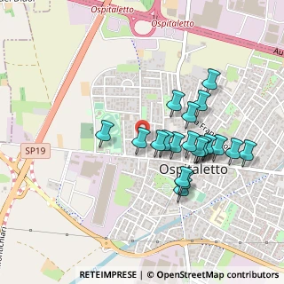 Mappa Via U. Foscolo, 25035 Ospitaletto BS, Italia (0.42)