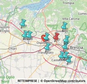 Mappa Via U. Foscolo, 25035 Ospitaletto BS, Italia (7)