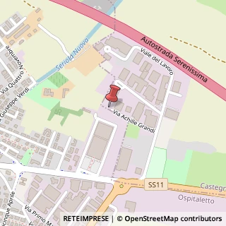 Mappa Via A. Grandi, 20, 25045 Castegnato, Brescia (Lombardia)