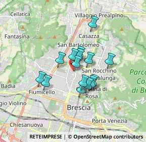 Mappa Via Rodolfo Psaro, 25128 Brescia BS, Italia (1.17133)