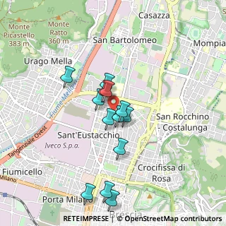Mappa Via Antonio Cantore, 25128 Brescia BS, Italia (0.76154)