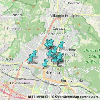 Mappa Via Antonio Cantore, 25128 Brescia BS, Italia (1.06071)