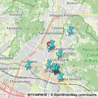 Mappa Via Antonio Cantore, 25128 Brescia BS, Italia (1.83636)