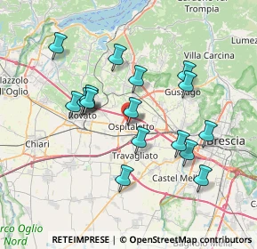 Mappa Vicolo Benaco, 25035 Ospitaletto BS, Italia (6.78588)