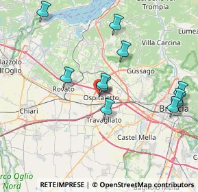 Mappa Via Giosuè Carducci, 25035 Ospitaletto BS, Italia (8.02)