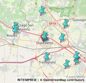 Mappa Via Giosuè Carducci, 25035 Ospitaletto BS, Italia (4.31091)