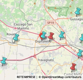 Mappa Via Giosuè Carducci, 25035 Ospitaletto BS, Italia (6.34917)