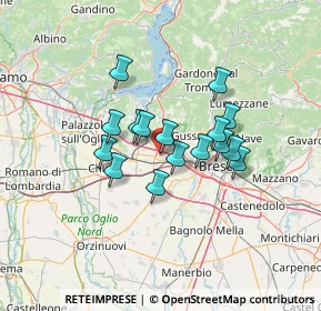 Mappa Via Giosuè Carducci, 25035 Ospitaletto BS, Italia (9.83188)