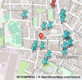 Mappa Via Giosuè Carducci, 25035 Ospitaletto BS, Italia (0.2685)