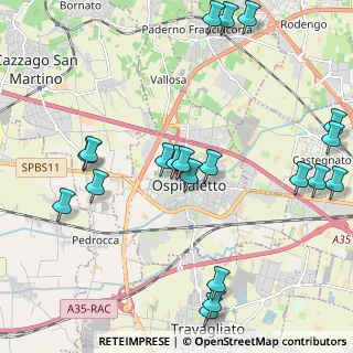 Mappa Vicolo Benaco, 25035 Ospitaletto BS, Italia (2.5225)