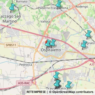 Mappa Vicolo Benaco, 25035 Ospitaletto BS, Italia (3.10909)