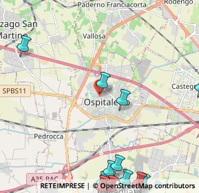 Mappa Via Giosuè Carducci, 25035 Ospitaletto BS, Italia (3.25154)