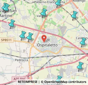 Mappa Vicolo Benaco, 25035 Ospitaletto BS, Italia (3.753)