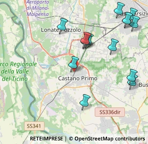 Mappa Viale Giovanni Boccaccio, 20022 Castano Primo MI, Italia (4.88857)