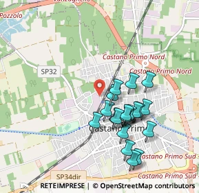 Mappa Viale Giovanni Boccaccio, 20022 Castano Primo MI, Italia (0.8545)