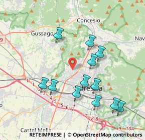 Mappa 25127 Brescia BS, Italia (3.82417)