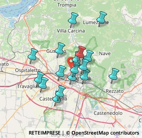 Mappa 25127 Brescia BS, Italia (5.72294)