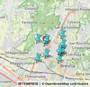 Mappa 25127 Brescia BS, Italia (1.28818)