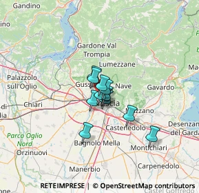 Mappa 25127 Brescia BS, Italia (6.63333)