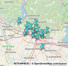 Mappa 25127 Brescia BS, Italia (8.10571)