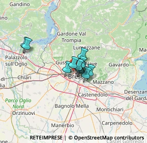 Mappa 25127 Brescia BS, Italia (6.60667)