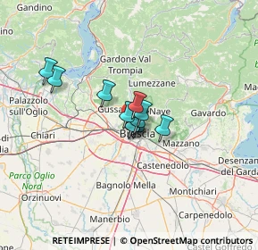 Mappa 25127 Brescia BS, Italia (7.03273)